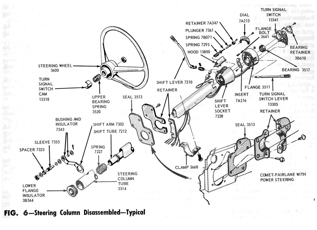 Need more help with steering column... | ranchero.us